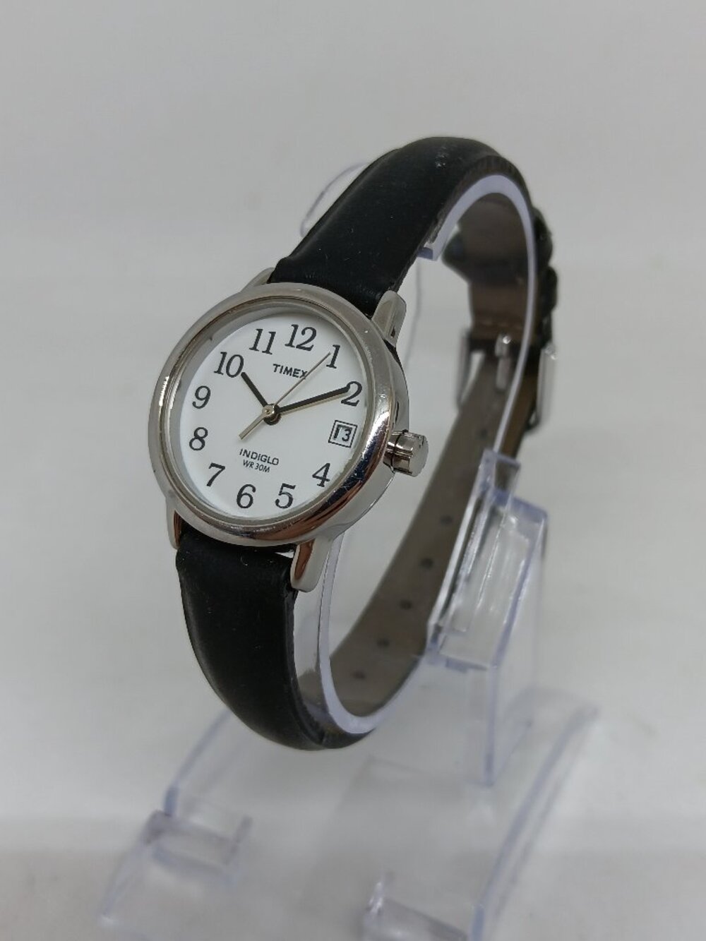 VINTAGE 1990 Timex Indiglo 69R Women's 25mm Japanese Quartz Watch *DATE FAULTY*